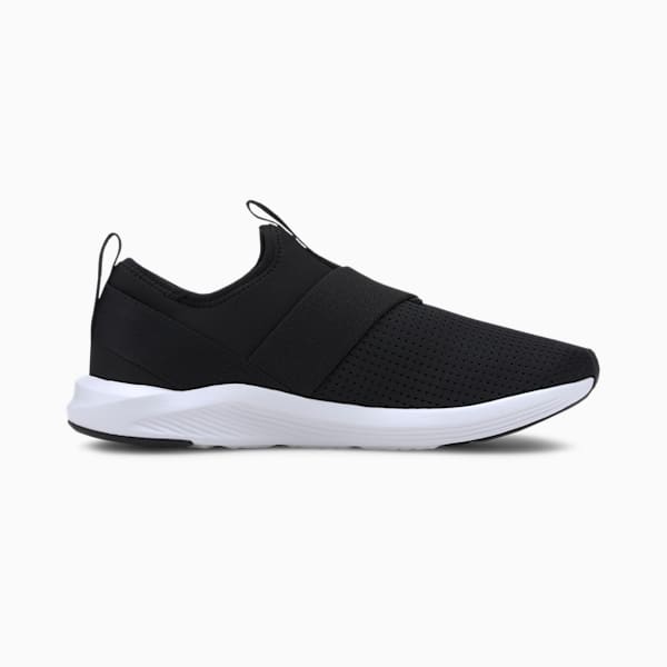 Zapatos de entrenamiento sin agujetas Prowl para mujer, Puma Black-Puma White, extralarge